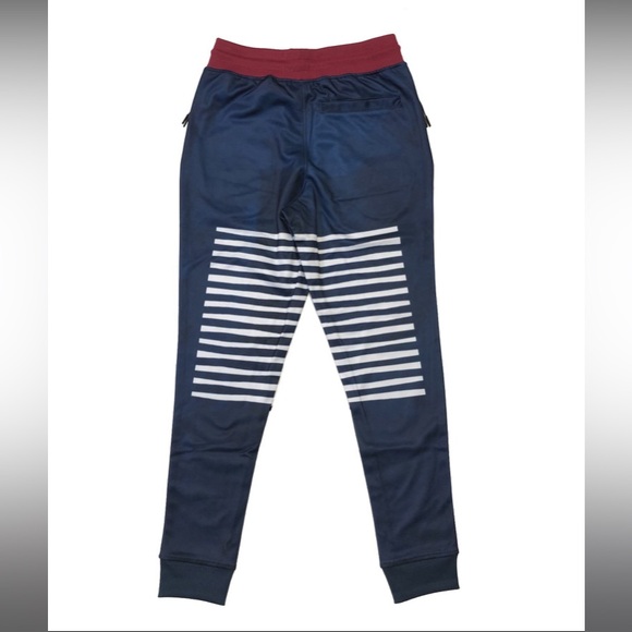 CIVILIZED RAISED BY BEARS JOGGER SET W/ SUEDE TRIM STYLE#CV5149-5150
COLOR: NAVY - Picture 4 of 5